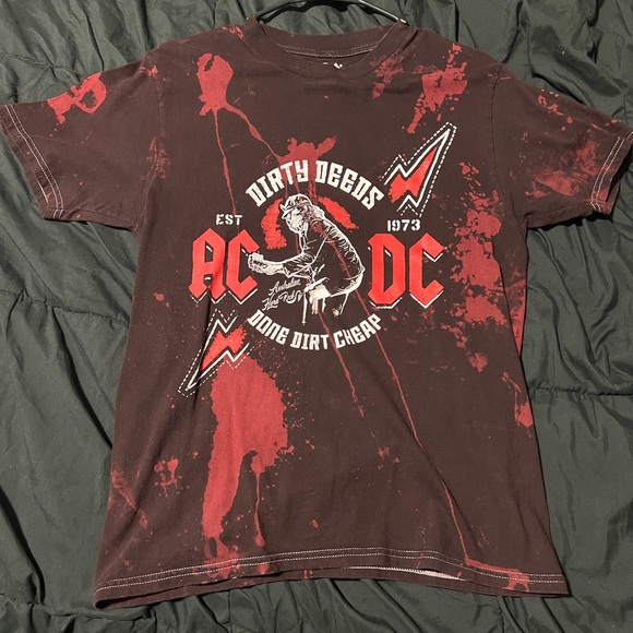 AC/DC | Shirts | Acdc Short Sleeve Graphic Tee | Poshmark